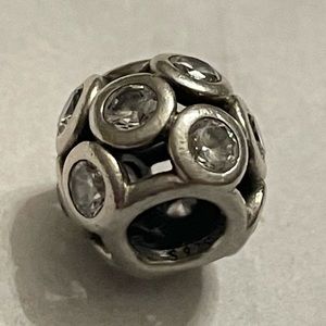 Pandora Openwork Sparkling Circle Charm